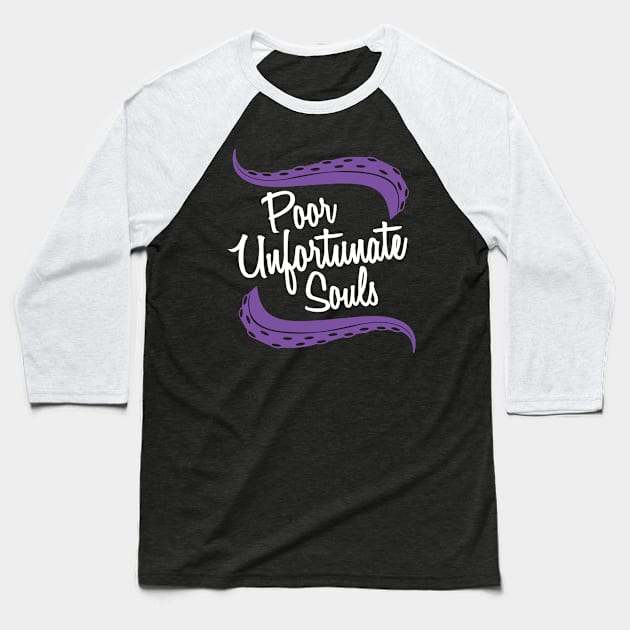 Poor Unfortunate Souls Baseball T-Shirt by WhatProductionsBobcaygeon